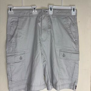 St. John's Bay Gray Cargo Shorts with Relaxed Fit